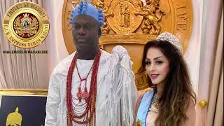 Ooni of Ife is appointed by H I M Empress Madani as Royal Grand Patron to Empire