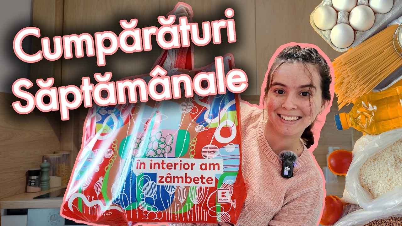 CUMPĂRĂTURI LA KAUFLAND | Cum ne organizăm pentru o săptămână.