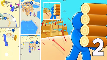 Stack Build IO : Brick Castle - Walkthrough Gameplay Part 2 Tutorial