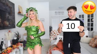 BILL RATES MY HOTTEST HALLOWEEN COSTUMES! *HE'S IN LOVE*