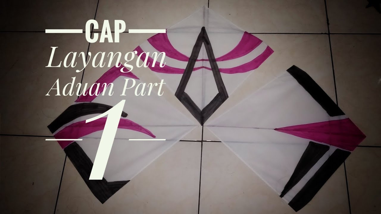  Cap Layangan  Aduan Part 1 Mewarnai dan Melukis Layangan  