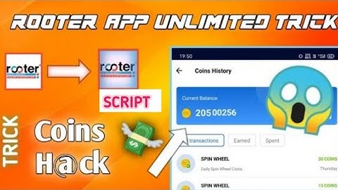 rooter app unlimited trick || rooter app se coin kaise kamaye