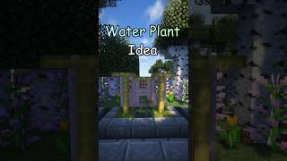 How to create a Simple Water Plant in Minecraft Tutorial! #minecraft