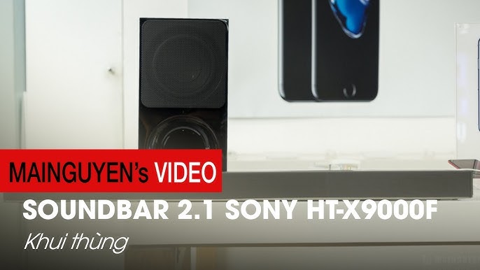 Đập thùng Sony HT-X9000F - Soundbar 2.1 
