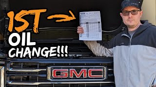 Oil Analysis on My L8T // 2024 GMC Sierra 2500 HD 6.6L Gas Engine First Oil Change