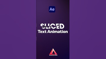 Create Sliced Text in After Effects | Tutorial