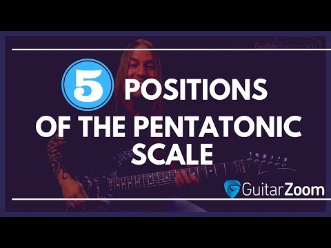 1 Easy Way To Find The 5 Positions Of The Pentatonic Scale  GuitarZoomcom