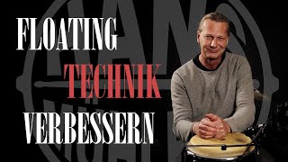 FLOATING TECHNIK VERBESSERN | Percussion Tutorial | Hans Mühlegg