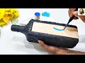 Very Unique Bottle Painting Idea| Texture Bottle Art For Beginners| Boho Art| DIY Bottle Craft|