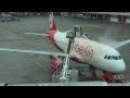 ✈ Very close DE-ICING Airberlin A319 at Zurich Airport, fullHD