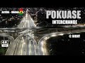 Pokuase Interchange at Night | Pokuase - Ghana | UHD 4K 30fps