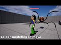 spider modeling in maya