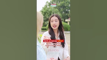 Phân biệt AFECT -  EFFECT (ảnh hưởng - kết quả) khác nhau như thế nào?| Ms Hoa Giao Tiếp