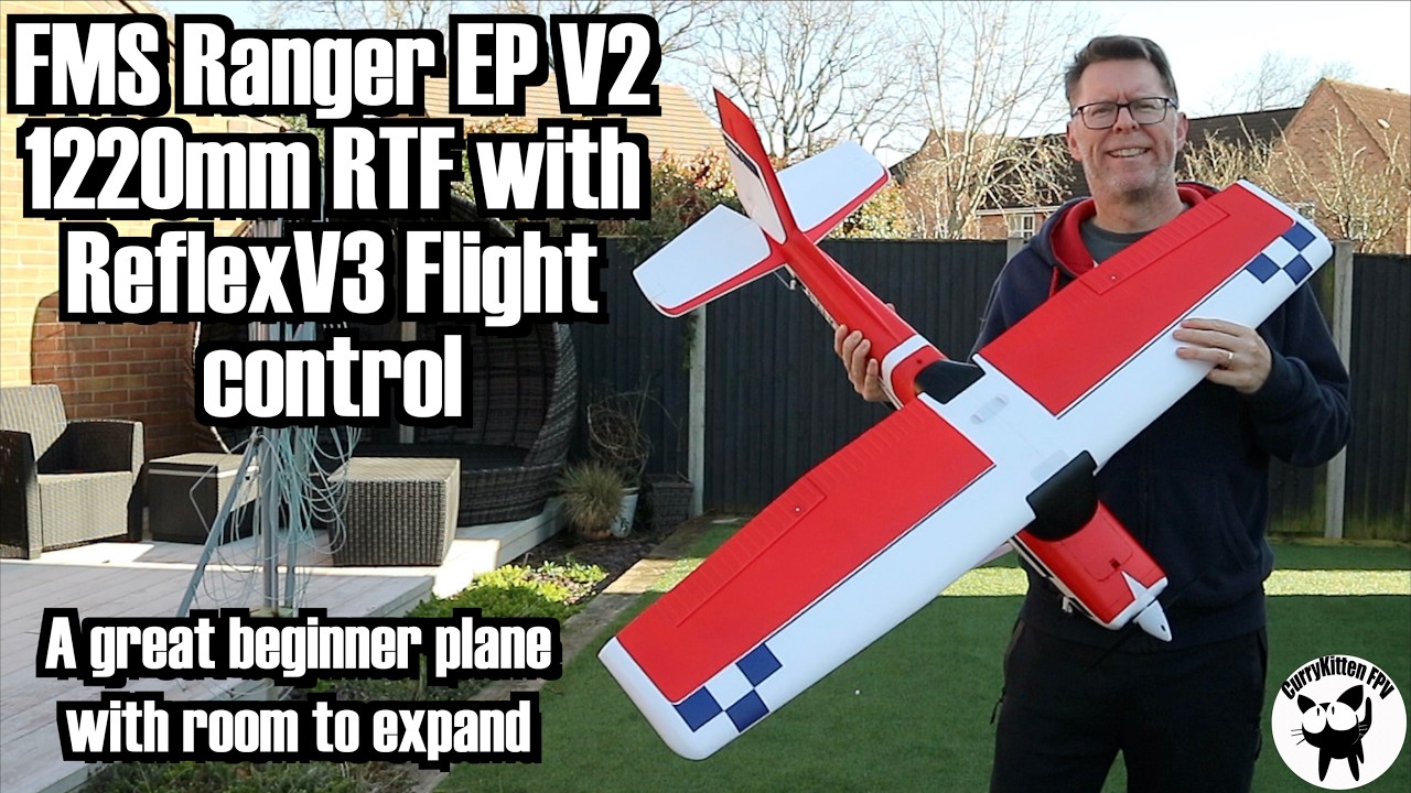 Fms Ranger FMS Ranger EP V2 1220mm RTF. A great plane for a beginner with ...