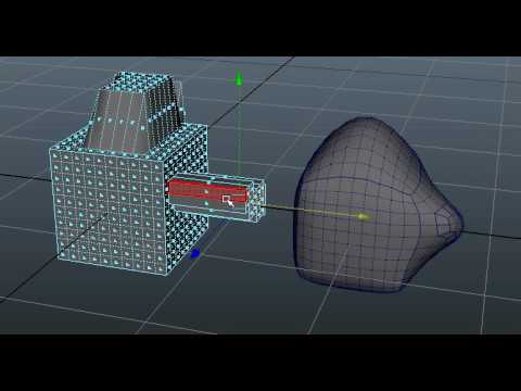 【Maya】Laplacian smoothing node