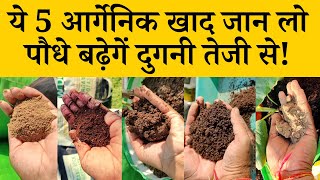 ये 5 खाद जान लो पौधे बढ़ेगें दुगनी तेजी से! 5 Best Organic Fertilizer For Vegetables In Pot In India