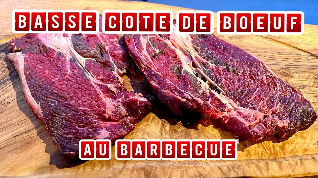 La Basse cote de Bœuf et oignons caramélisés au Barbecue - YouTube