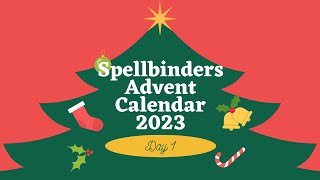 Spellbinders Advent Calendar 2023 Day 1   Card