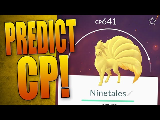 how to predict pokemon cp after evolution pokemon go tip