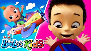 🚗🚌 Fun Ride: Vehicles Song + The Wheels on the Bus | 1 Hour of Kids' Music Compilation by