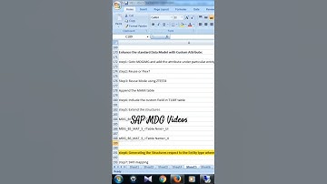 #sap #sap mdg SAP MDG Standed Data Model enhacement Steps