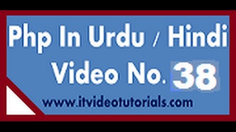 Php tutorials in urdu &  hindi How to create database in xampp