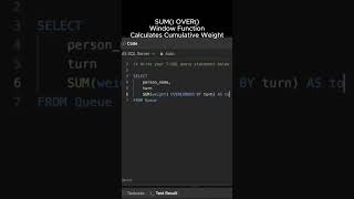 LeetCode 1204 SQL Solution ⏱️ #Shorts