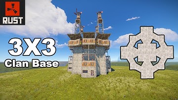 Rust - 3x3 Clan base design | Double Inner peaks