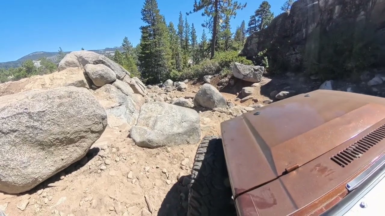 Rubicon Trail Little sluice-Old sluice