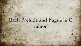 Mia Chen: Mompou, Prelude No.7 & Bach Prelude and Fugue in C minor
