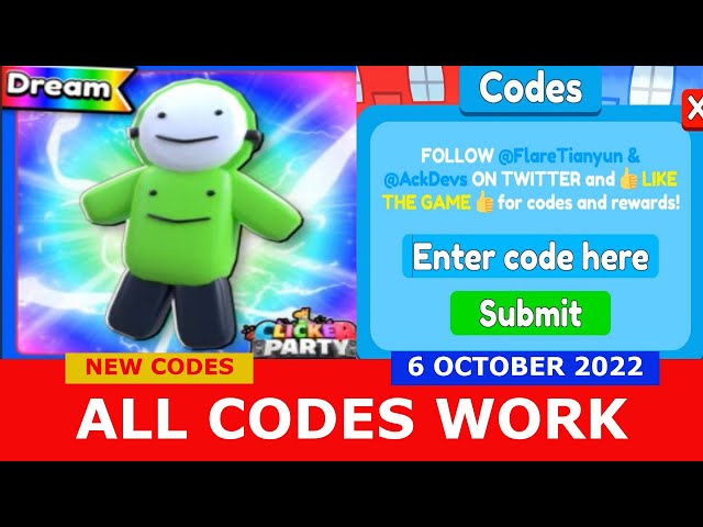 Clicker Party Simulator Codes - Roblox