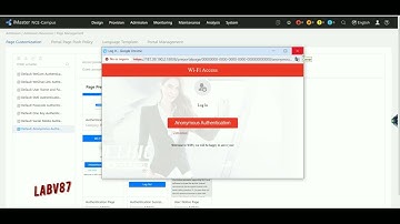 iMaster NCE Campus Huawei - WLAN Captive Portal Built-in (Anonymous)