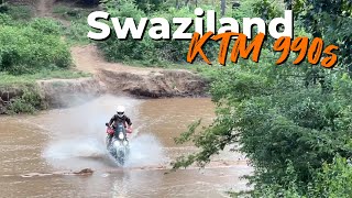 KTM 990s exploring Swaziland