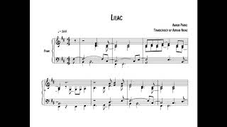 Video thumbnail of "Aaron Parks - Lilac (Transcription)"