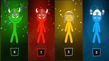 Stickman Party All Random Funny MINIGAMES 1 2 3 4 Player Games 2022 Gameplay Android iOS #15