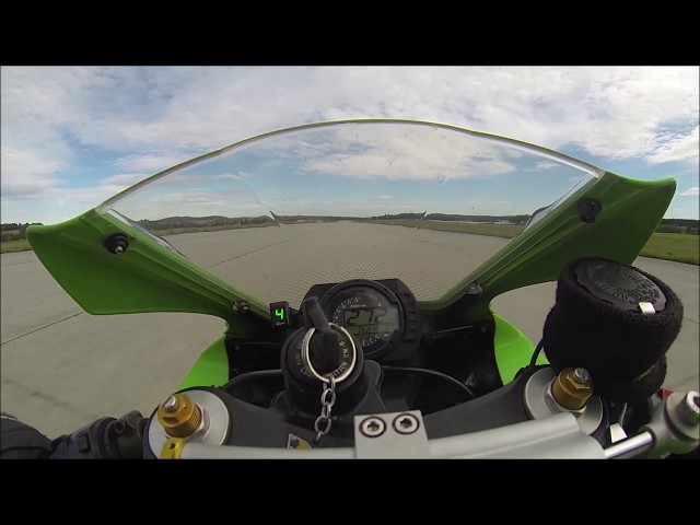 Kawasaki ZX10R 2004 Acceleration an Top Speed . - YouTube