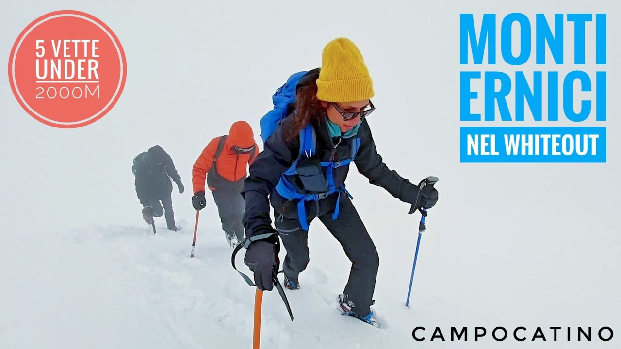 🏔️ MONTI ERNICI nel WhiteOut - 5 Vette under 2000m da CAMPOCATINO con passaggi alpinistici ⛏️