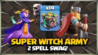 Th14 Super Witch Attack Strategy | Use Super Witch Attack on these bases! Th14 Clash of Clans coc
