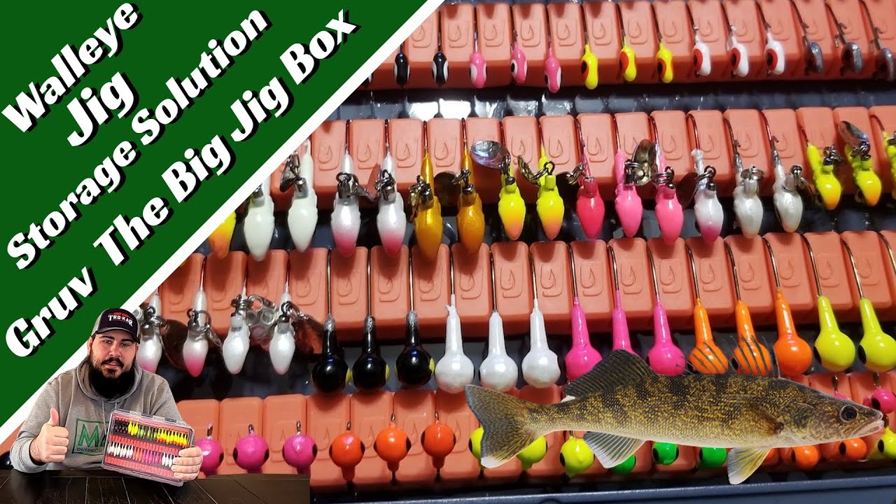 Walleye Jig Storage Solution! Gruv The Big Jig Box Review! 