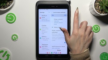 How to Add Screen Lock on SAMSUNG Galaxy Tab Active 5?