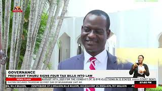 Taiwo Oyedele- Chairman Presidential Tax Reform Speaks On The Four Tax Reform Bills Sign Into Law
