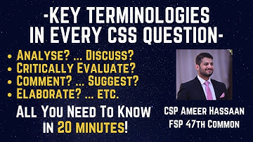 How To Attempt CSS Questions | Keywords in Every CSS Question