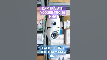 Camera wifi yoosee xài đui bóng đèn 2 mắt#shortsindia