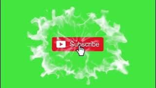 No copy right green screen subscribe button and bell icon #greenscreen #subscribe
