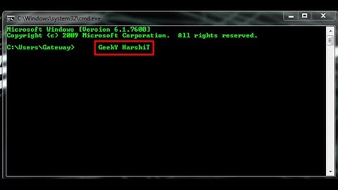 How To Change The Color Of The Command Prompt