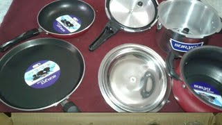 Cooker|నేను ఈ కిచెన్ సెట్ షాపింగ్ చేసాను|Surya Cooker|Surya Accent Pressure Cooker|Branzar Cookware