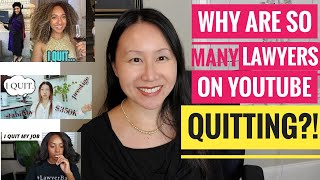 Lawyer reacts to Attorneys on YouTube Quitting their Law Firm & Legal Jobs