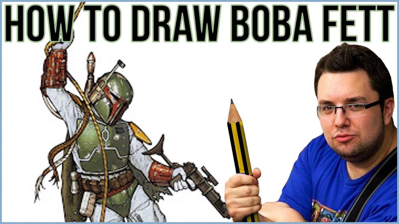 How To Draw Boba Fett - YouTube