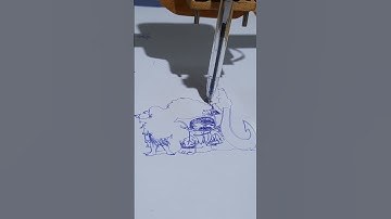 Moana cartoon CNC plotter