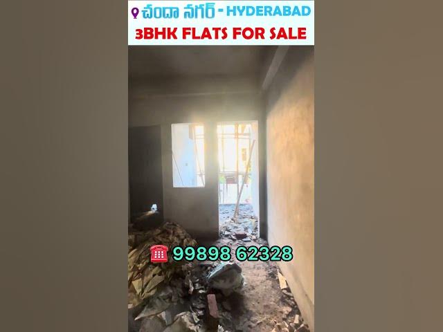 3BHK Flats for sale in చందా నగర్  Direct Builder  @Kethakiproperties  #telugu#video  #realestate